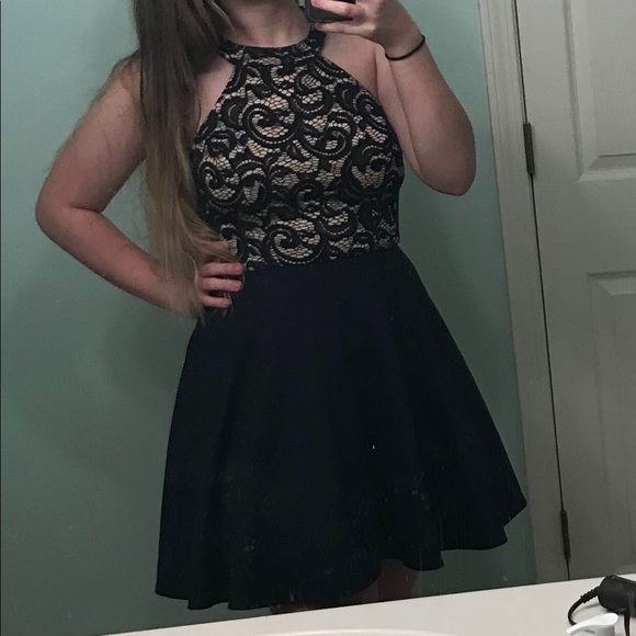Macy's Dresses & Skirts - Navy blue semi formal “homecoming” dress!